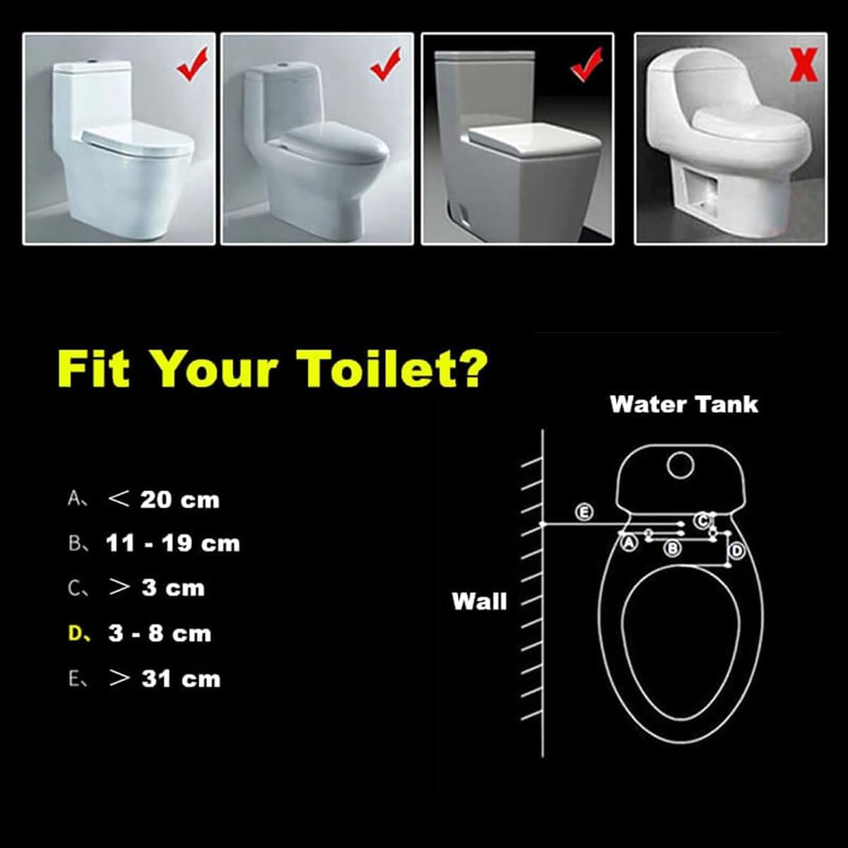 Phito Bidet Toilet Seat Attachment