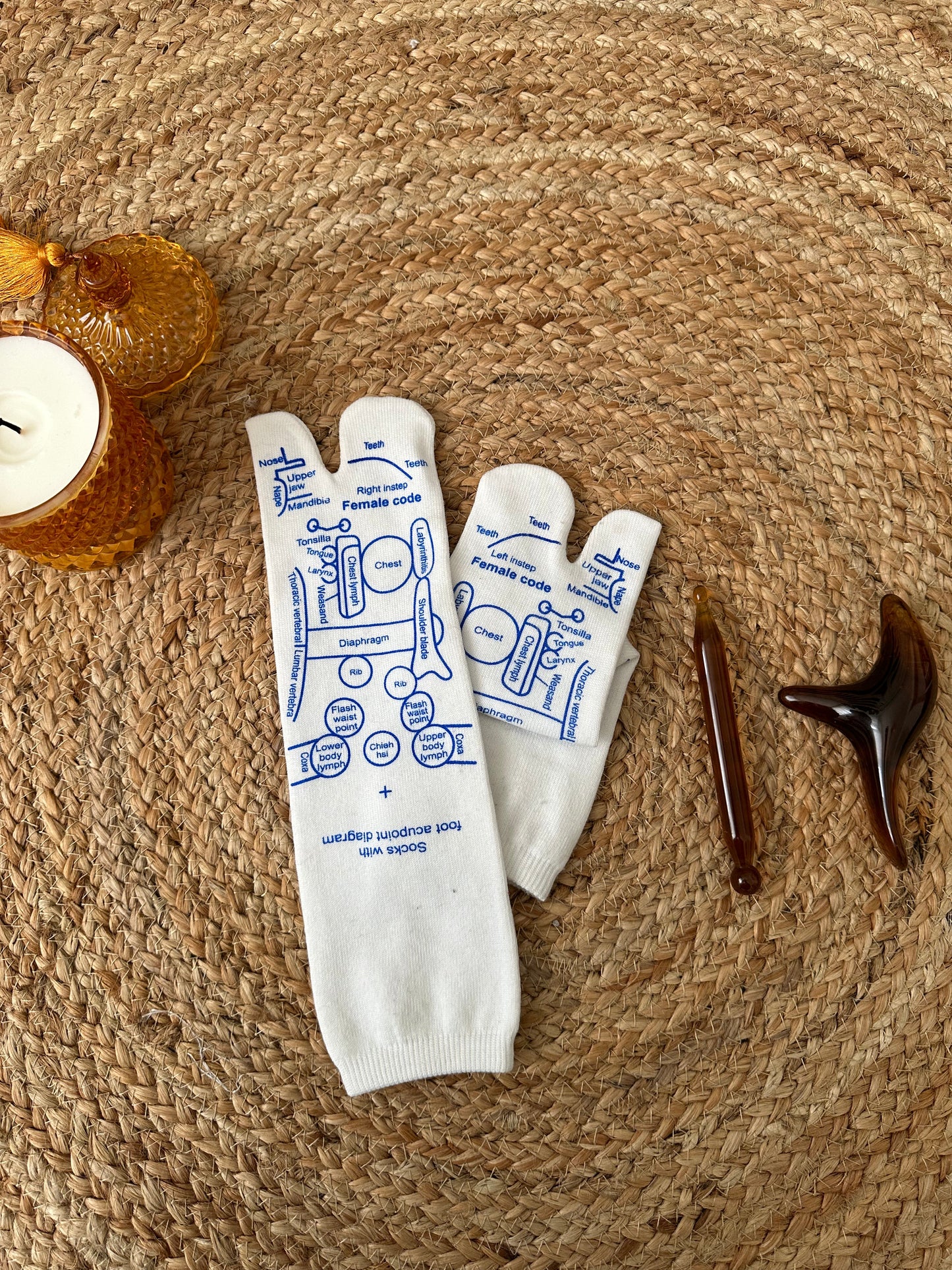 AcuSocks™ Reflexology Chart Socks