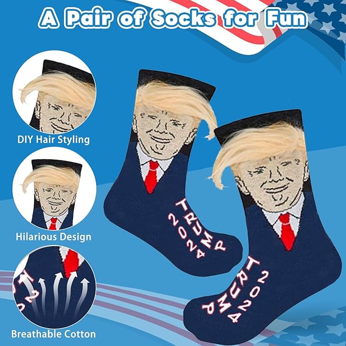 Unisex Trump Socks (Buy 1 Get 1 Pair Free)