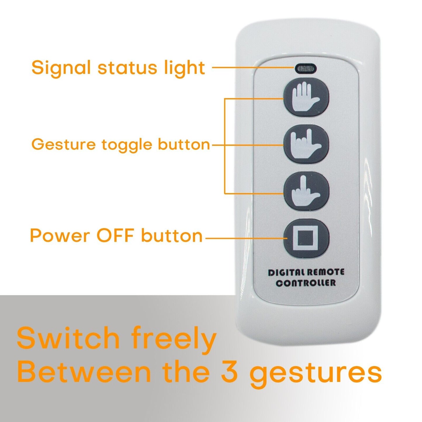 Cool Car Finger Light with Remote
