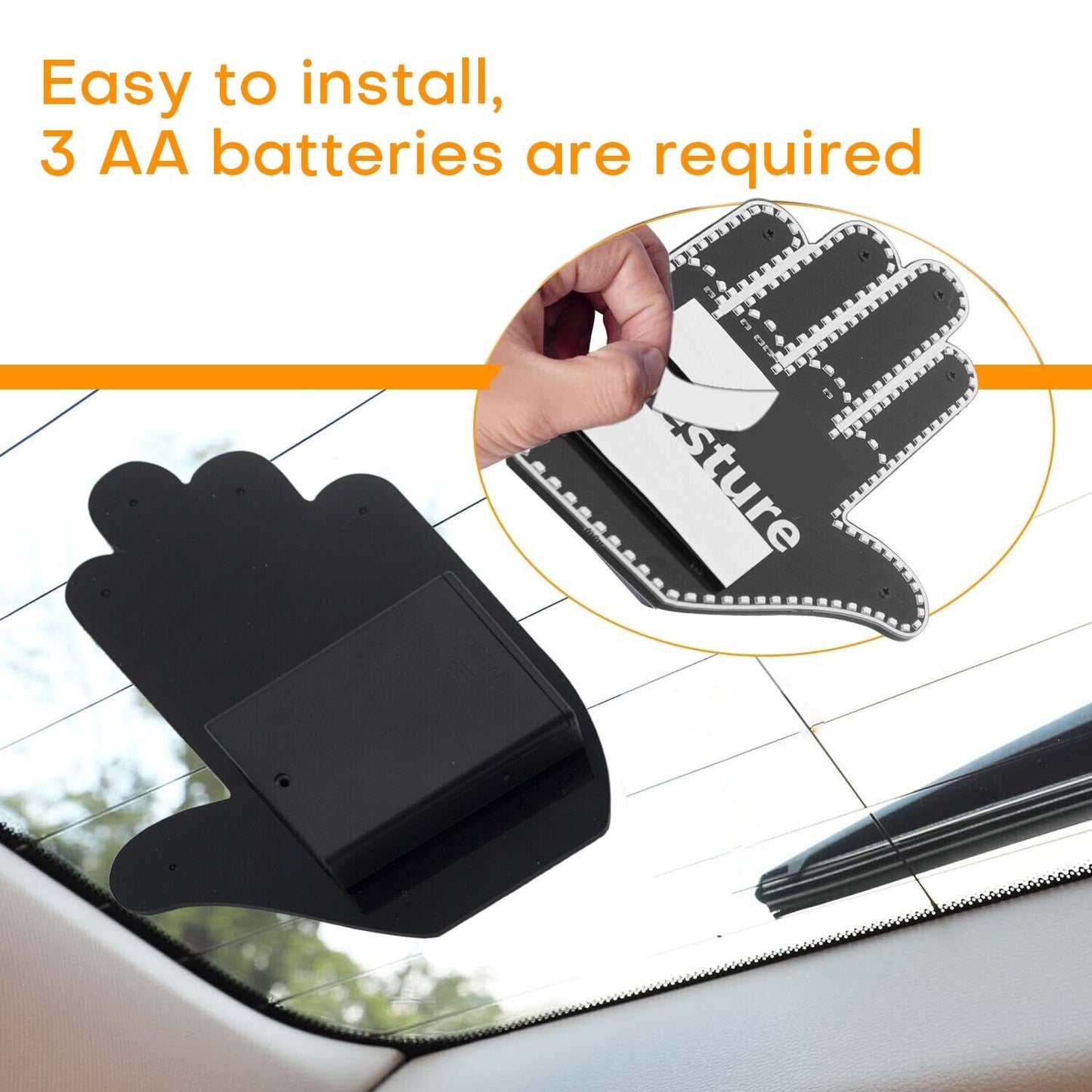 Cool Car Finger Light with Remote