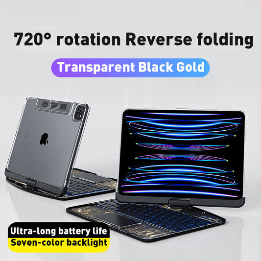 Star Transparent 360 Degree Rotating magic Keyboard