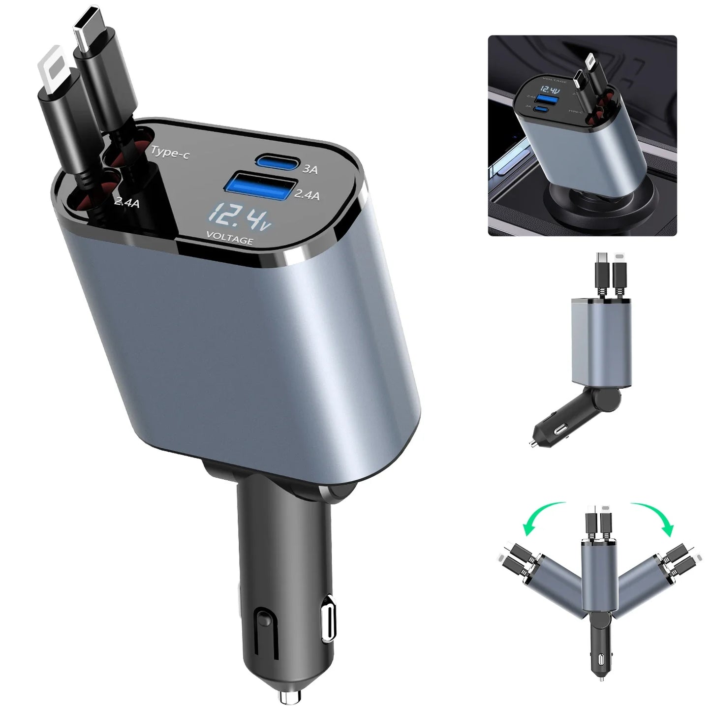 Retractable Car Charger