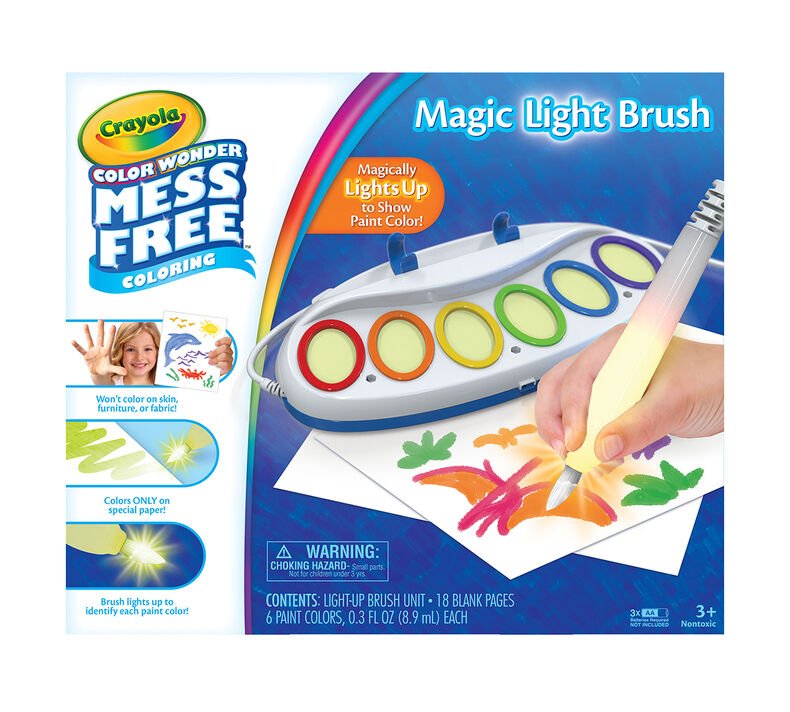 Colour Wonder Magic Light Brush, Mess Free Painting